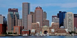 daytime boston skyline